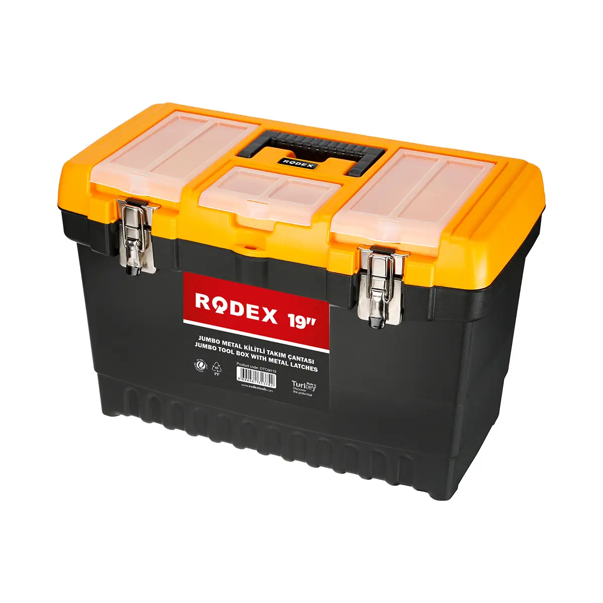 Jumbo Metal Locked Tool Case