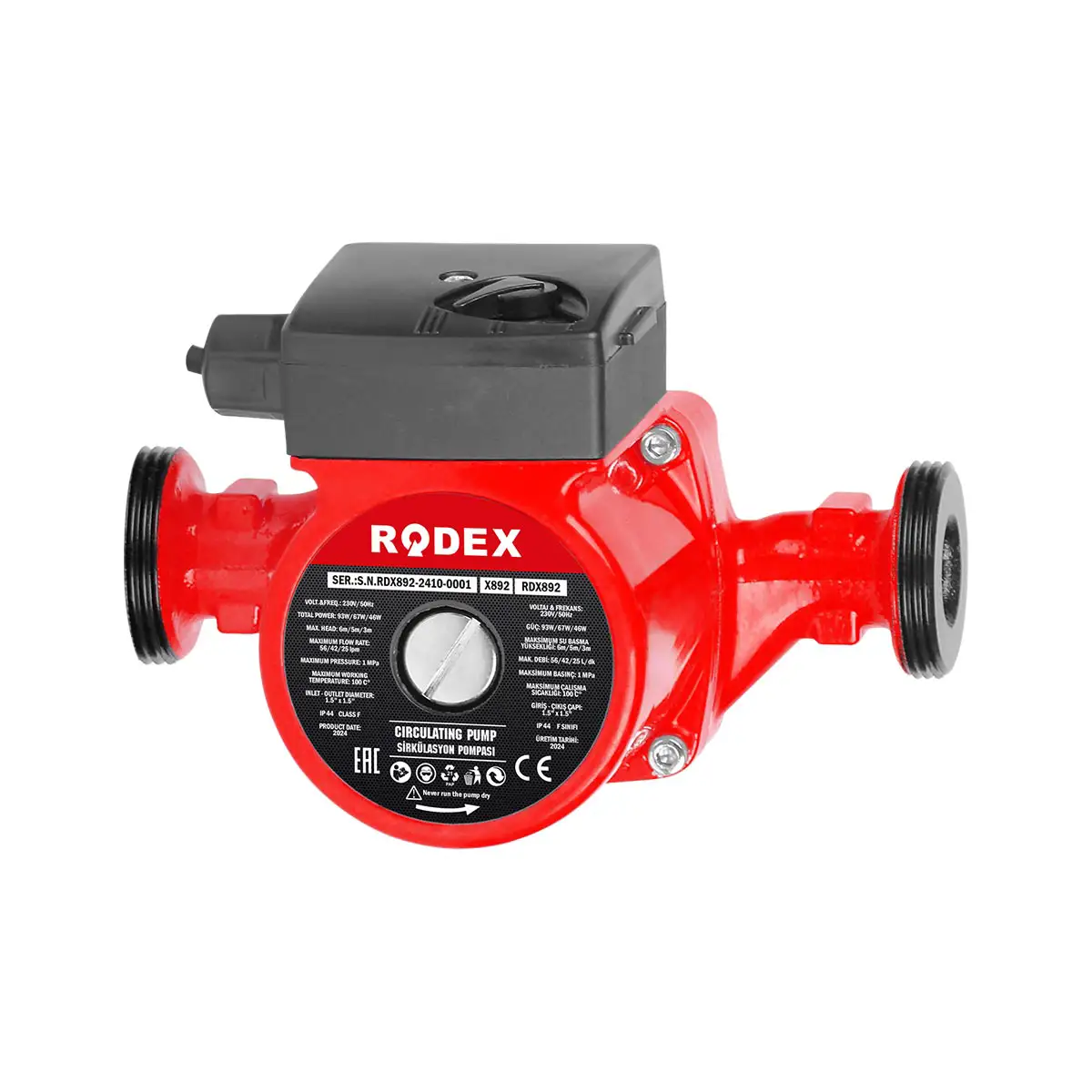 RDX892 Circulation Pumps