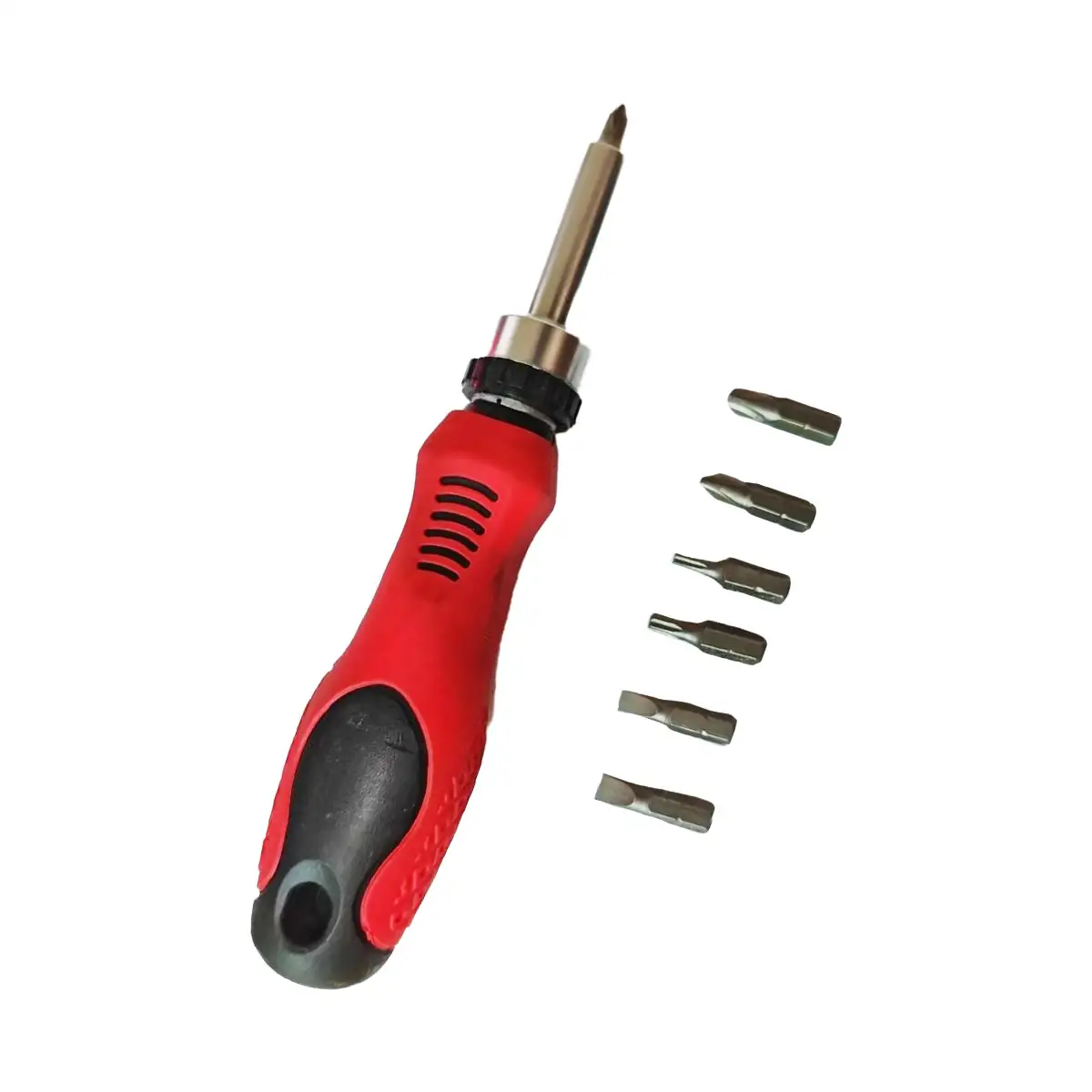 Ratchet Screwdriver With 8pcs Bits