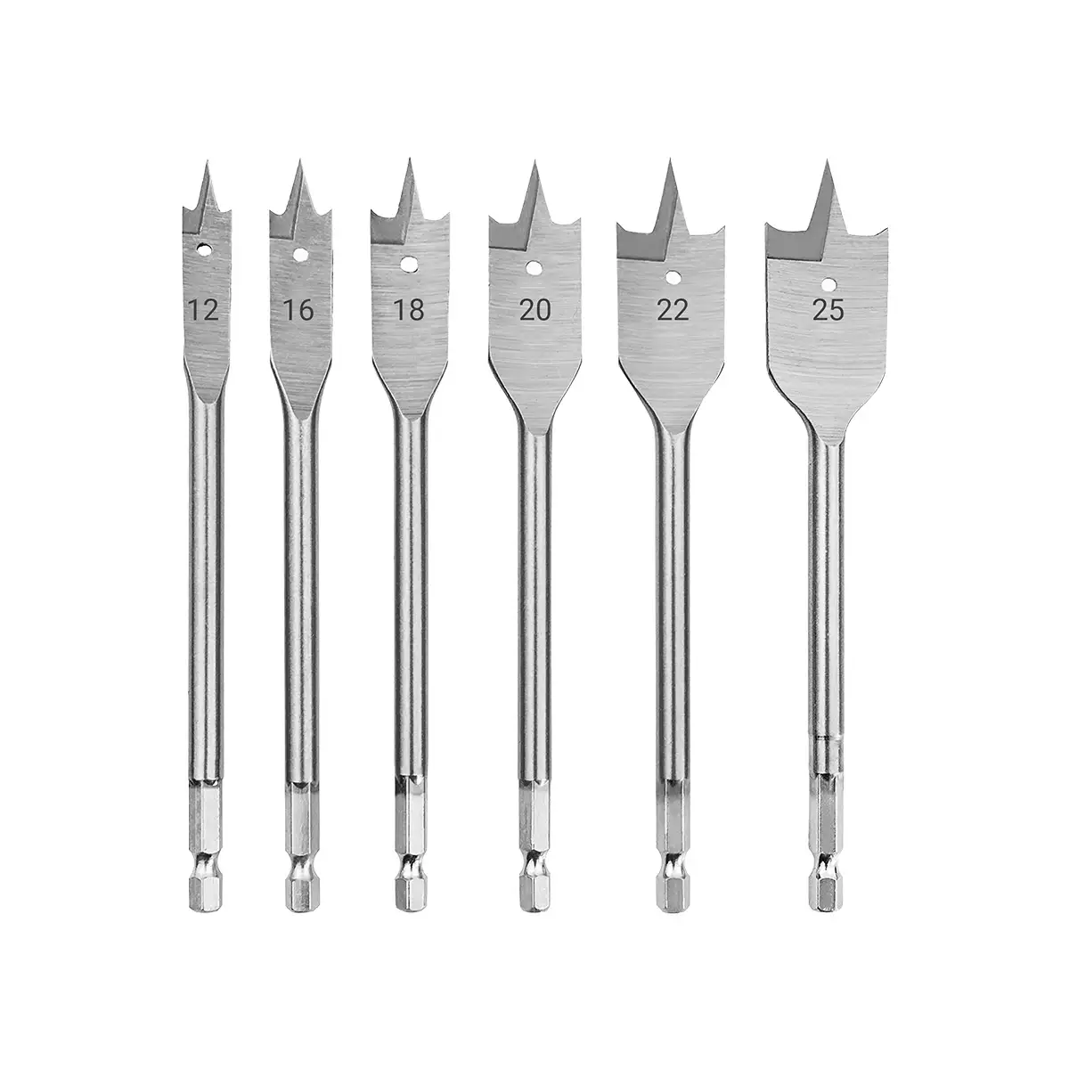 Flat Wood Drill Bits Set