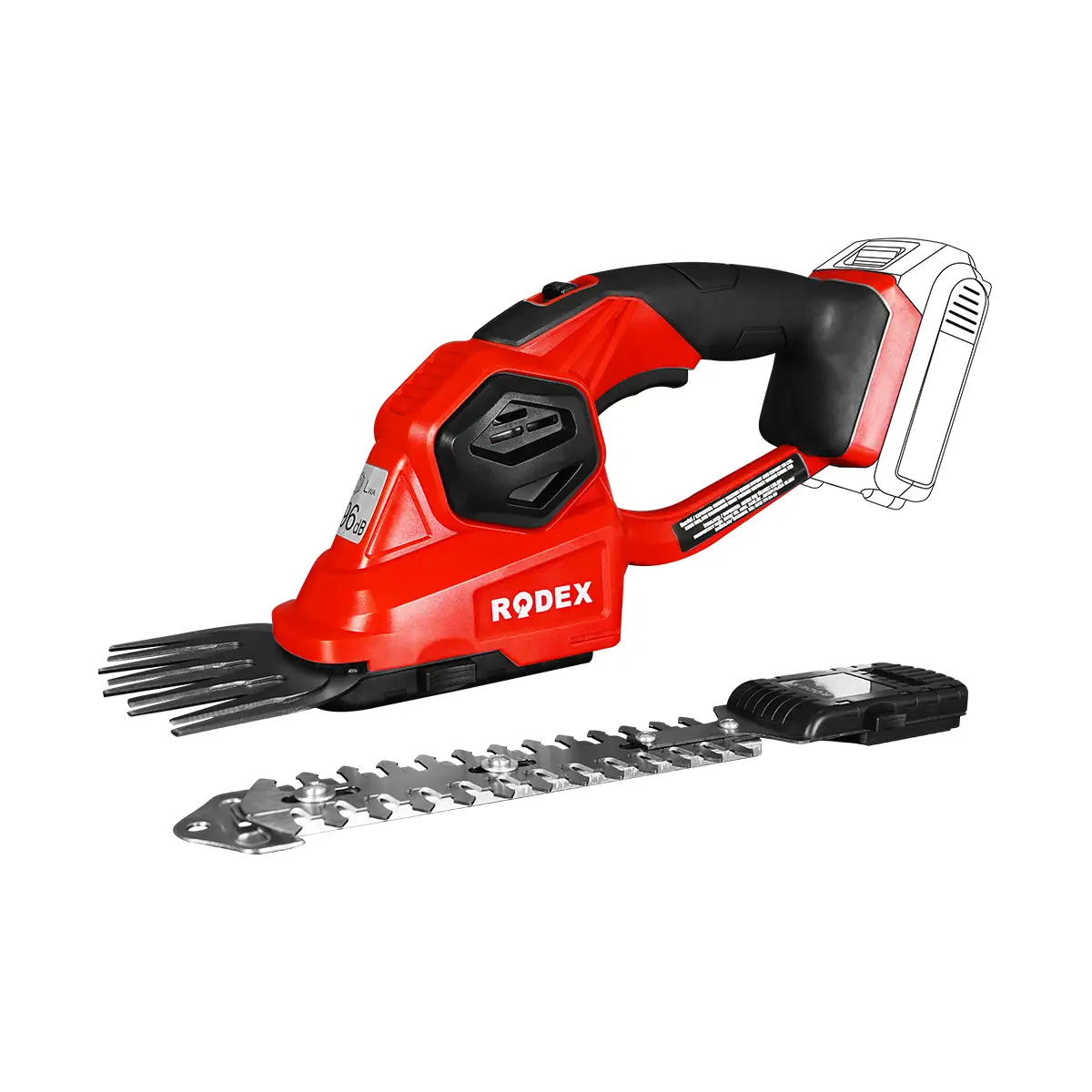 RPX2620 Cordless Grass-Hedge Trimmmer