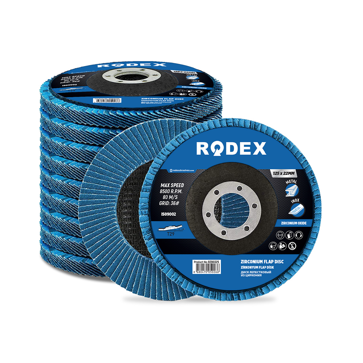 Zirconium Oxide Flap Disc